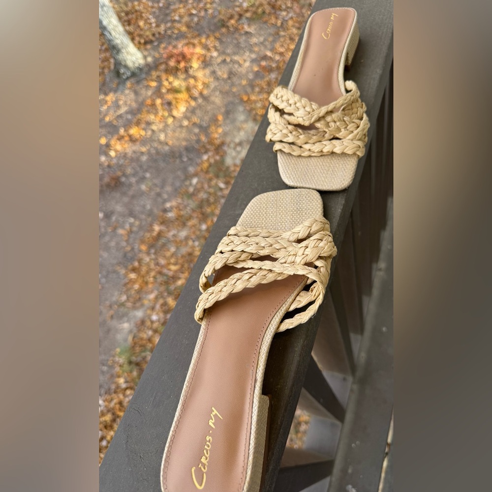 Circus by Sam Edelman Braided Tan Sandals